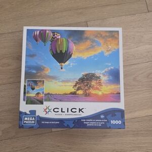 MEGA PUZZLES | Lavender Field Hot Air Balloons 1000-Piece Puzzle